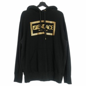 【中古】フェンディ FENDI × ヴェルサーチ Versace 22SS Fendace Logo Hoodie フェンダーチェ ロゴフーディ パーカー