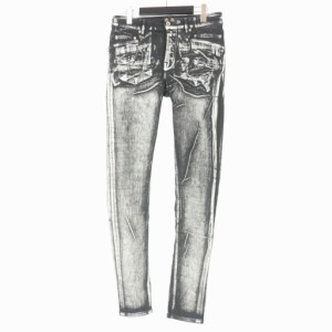 【中古】ダークシャドウ DRKSHDW Rick Owens 21AW TYRONE CUT DENIM  スーパースキニー デニム ジーンズ 30 ミルク 