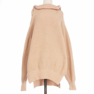 【中古】トーガ プルラ TOGA PULLA 18AW Rib knit highneck pullover ハイネック プルオーバーニット セーター 36