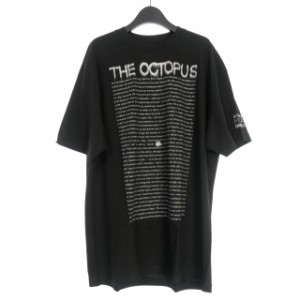 【中古】村上隆 カイカイキキ Complexcon Excuse THE OCTOPUS Tシャツ カットソー 半袖 XL ブラック 黒 メンズ