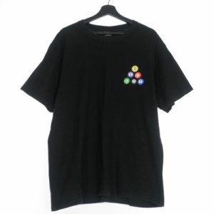 【中古】ステューシー STUSSY ビリヤード 8ボール Tシャツ カットソー 半袖 L ブラック 黒 メンズ