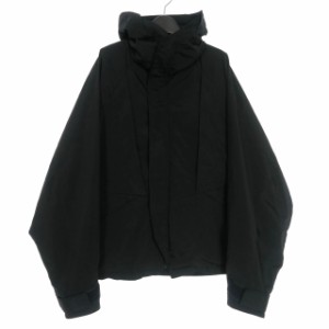 【中古】ユリウス JULIUS 19SS ECWCS HOODED JACKET フードジャケット ブルゾン 3 黒ブラック 647BLM3 メンズ