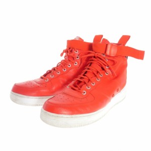 【中古】ナイキ NIKE SF AF 1 MID スペシャルフィールド エアフォース1 ミッド スニーカー 靴 US11 29.0 オレンジ