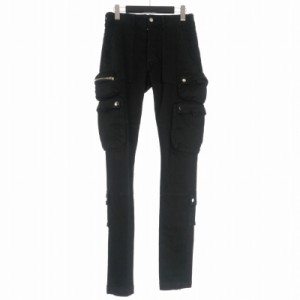 【中古】アミリ AMIRI タクティカル スキニーカーゴジーンズ デニムパンツ 30 ブラック 黒 150712 メンズ