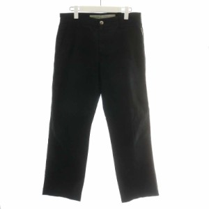 【中古】ALBERTO golf pants by Alex Cejke アルベルト ゴルフパンツ ゴルフウェア ジッパーフライ コットン 44 M 黒