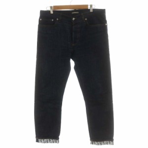 【中古】ディオールオム Dior HOMME 20SS オブリーク SLIM 17.5 デニムパンツ 31 M 紺 013DS00D226X