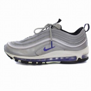 【中古】ナイキ NIKE Air Max 97 Persian Violet スニーカー 27cm グレー 紫 メンズ