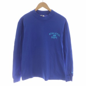 【中古】ナイキ NIKE NSW モックネック NCPS L/S Tシャツ ロンT プルオーバー 長袖 S 青 水色 FJ5242-480 /SI12