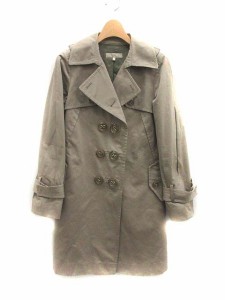 【中古】 green label relaxing FACADE GREEN コート トレンチ ロング 38 ベージュ /YI6 ●D レディース