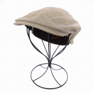 【中古】ボルサリーノ Borsalino キャスケット 帽子 日本製 M 56.5cm ベージュ /BM メンズ