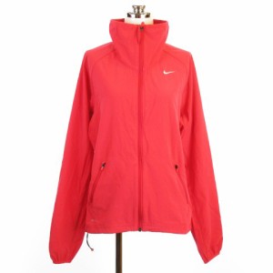 【中古】ナイキ NIKE DRY-FIT ジップ ブルゾン ジャケット ウィンドブレーカー スポーツウェア ピンク系 Mの通販はau PAY