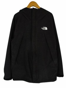 【中古】THE NORTH FACE マウンテンパーカー ジャケット ウールライク ロゴ NP61645 グレー sizeS 国内正規 QQQ メンズ