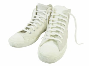 【中古】コンバース CONVERSE スニーカー ハイカット 無地 シンプル 1CK921 ホワイト size29.0cm QQQ メンズ