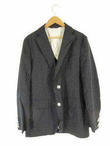 【中古】ザ・スーツカンパニー THE SUIT COMPANY ジャケット テーラードジャケット 長袖 無地 シンプル ネイビー sizeM QQQ メンズ