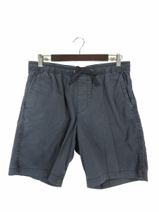 【中古】ギャップ GAP パンツ ショートパンツ 無地 シンプル ウエストゴム 紐 ネイビー M QQQ メンズ