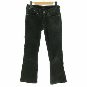 【中古】リーバイス Levi's パンツ コーデュロイ コットン グリーン 深緑 28 レディース