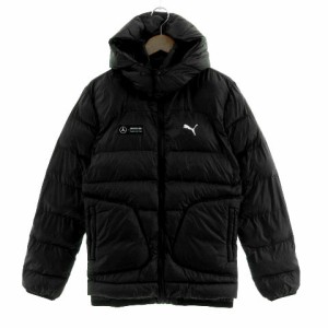 【中古】プーマ PUMA メルセデス ベンツ AMG ペトロナス T7 ライトウェイト パデッド ジャケット フード 中綿入 黒 XS