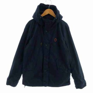 【中古】B&Y ユナイテッドアローズ BEAUTY&YOUTH ジャケット マウンテンパーカー コットン ネイビー 紺 M メンズ