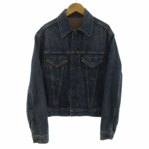 【中古】リーバイス Levi's 557 ジャケット ジージャン 3rd ビッグE 復刻 71557-02 インディゴ ブルー 青 38 メンズ