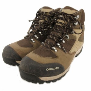 【中古】キャラバン Caravan 登山靴 トレッキングシューズ ゴアテックス GORE TEX ブラウン 茶 26.5 EEE メンズ