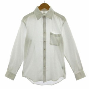 【中古】ザショップティーケー THE SHOP TK シャツ ワイシャツ タイト 長袖 ホワイト 白 S メンズ