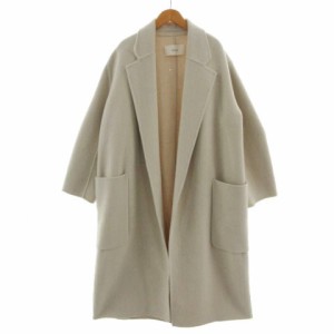 【中古】トゥデイフル TODAYFUL Wool Over Coat ウールオーバーコート 12220009 羽織り 起毛 ウール混 エクリュ色 36