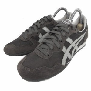 【中古】未使用品 オニツカタイガー Onitsuka Tiger セラーノ serrano TH109L スニーカー グレー 24.5 レディース