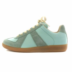 【中古】未使用品 メゾンマルジェラ 22 Maison Margiela 22 ジャーマントレーナー スニーカー 36 23.0cm 水色