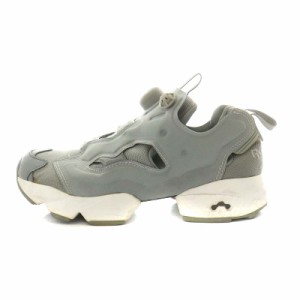 【中古】リーボック Reebok インスタポンプ フューリー INSTA PUMP FURY OG FLAT GREY スニーカー 23.0cm グレー