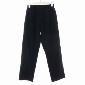 【中古】未使用品 ウェルダン WE11DONE Black Zurry Pyjama Trousers イージーパンツ ロング コットン XS 黒 ブラック