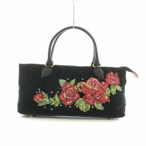 Think Bee! シンクビー デニムパッチワーク柄 トートバッグ 花