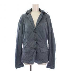 【中古】ヘルノ HERNO パーカー ジャケット 44 水色 /BM ■BM レディース