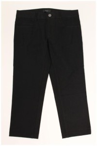 【中古】ジョセフ JOSEPH JEANNOT GABARDINE STRETCH パンツ クロップド 36 黒 ブラック /tk0402  レディース