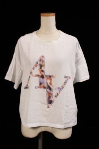 【中古】アストラット ASTRAET ロゴ プリント Tシャツ ahm0409 レディース