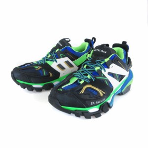 【中古】バレンシアガ BALENCIAGA 18AW TRACK TRAINERS スニーカー トラック トレーナー メッシュ 26.5 542023