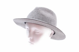 【中古】ラグ&ボーン RAG&BONE ハット 中折れ ウール M グレー /mm0424 レディース