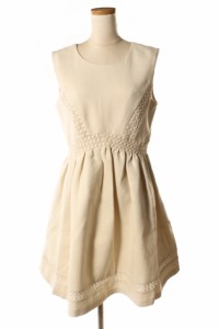 【中古】ジルスチュアート JILL STUART 16SS スクエア コンビネーション ワンピース /fy0427 レディース