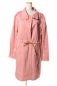 【中古】ダブルスタンダードクロージング DOUBLE STANDARD CLOTHING コットン混 スタンドカラー トレンチコート レディース