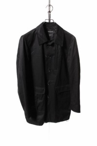 【中古】ラウンジリザード LOUNGE LIZARD 16SS コート ステンカラー コットン 1 黒 ブラック ahm0515 メンズ