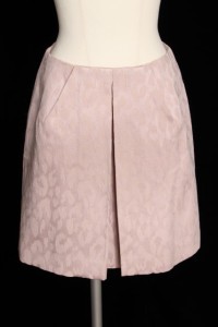 【中古】ジルスチュアート JILL STUART 15AW パステル レオパード タック スカート /hn0516 レディース