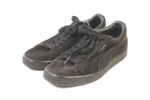 【中古】プーマ PUMA Suede Classic trainers スニーカー スエード 黒 ブラック 35263477 /mm0517 レディース