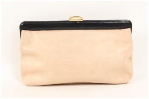 【中古】ボトキエ botkier がま口 レザー クラッチ バッグ /mm0523 レディース