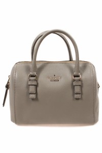 【中古】ケイトスペード KATE SPADE バッグ ハンド レザー JACKSON STREET LARGE LANE PWRU8049 グレー /nn0528 レディース