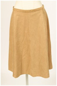 【中古】ナチュラルビューティーベーシック NATURAL BEAUTY BASIC 15AW フェイク スエード スカート /☆t0531 レディース