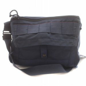 【中古】BRIEFING BEAMS PLUS 別注 Fleet Messenger Bag メッセンジャーバッグ ショルダー コーデュラナイロン 紺