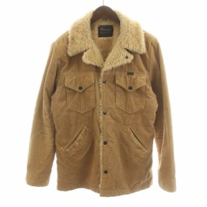 【中古】WRANGLER AMERICAN RAG CIE 別注 ランチコート WRANGE COAT ジャケット ボア コーデュロイ L ベージュ