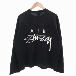 NIKE & STUSSY メッシュロングスリーブ Tシャツ XLサイズ 新品