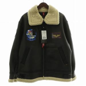 other - Picone CLUB ジャケット フェイクムートン 裏地ボア 茶系  3 ピッコーネクラブ Picone CLUB ジャケット フェイクムートン