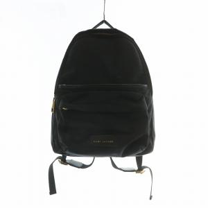 【美品】MARC JACOBS レザー リュック　黒 マーク ジェイコブス レザー リュックの通販｜au PAY マーケット