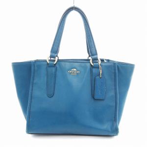 【美品】COACH ターコイズ ハンドバッグ Yahoo!オークション -「ターコイズブルー*」(かばん、バッグ